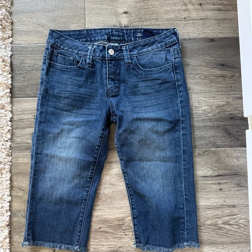 Seven7 Blue denim shorts